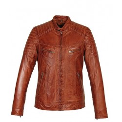 Heren Leren jas Ryan tan Heren Leren jas Ryan tan